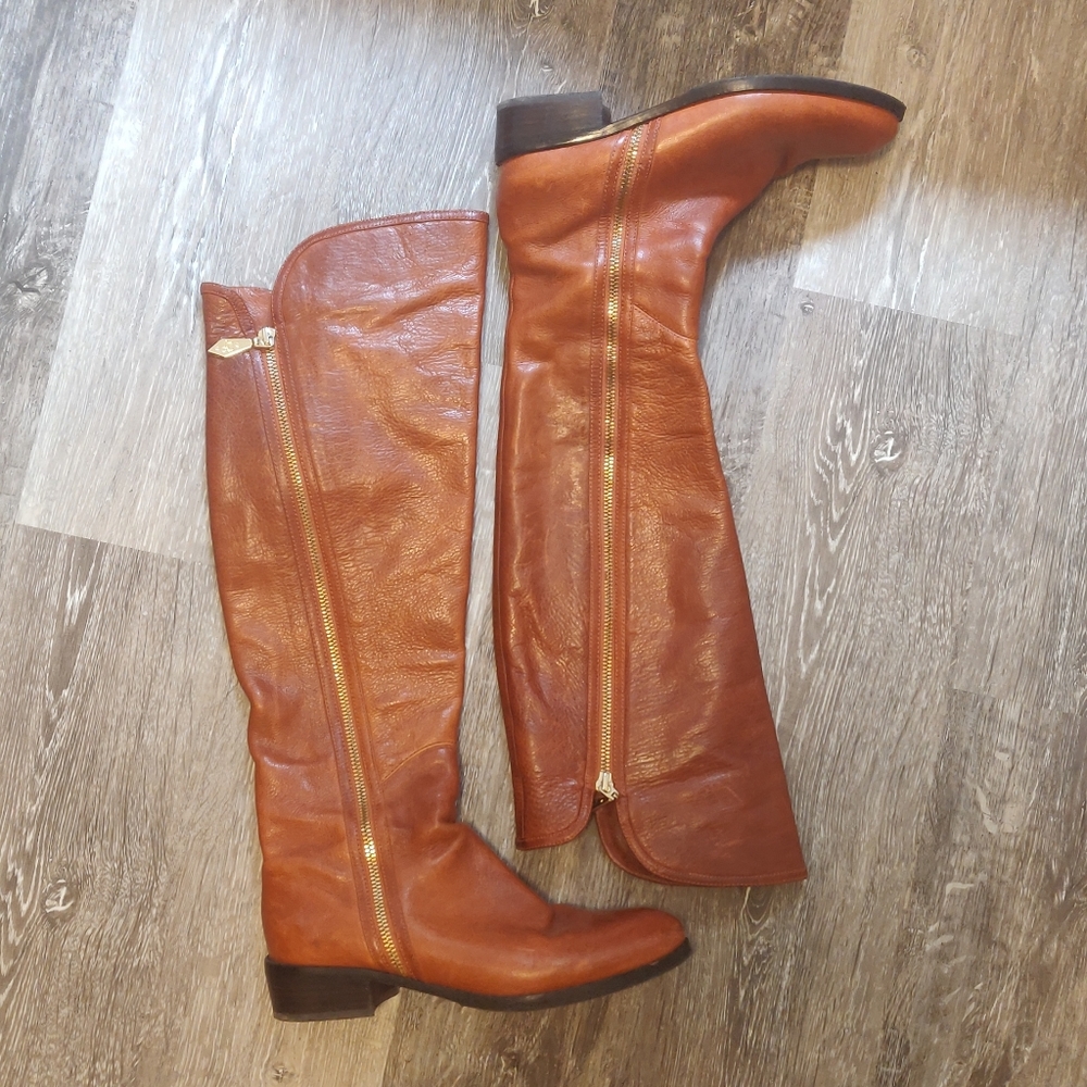 Donald J Plainer leather Riding Boots